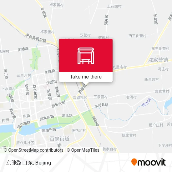 京张路口东 map
