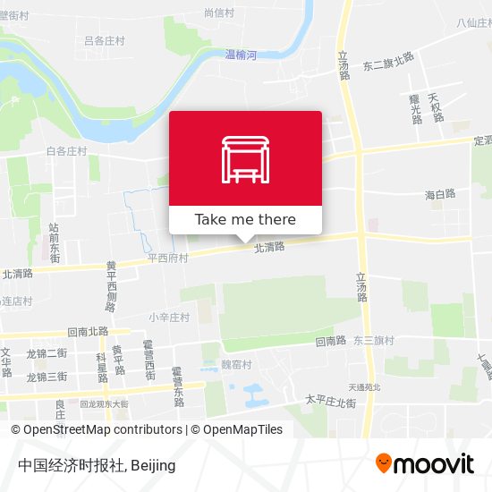 中国经济时报社 map