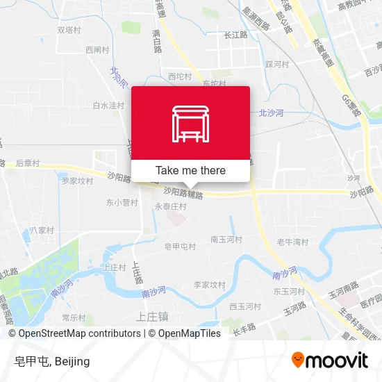 皂甲屯 map