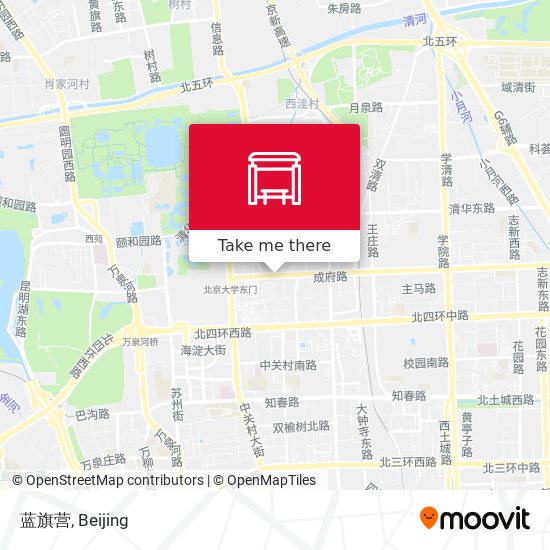 蓝旗营 map