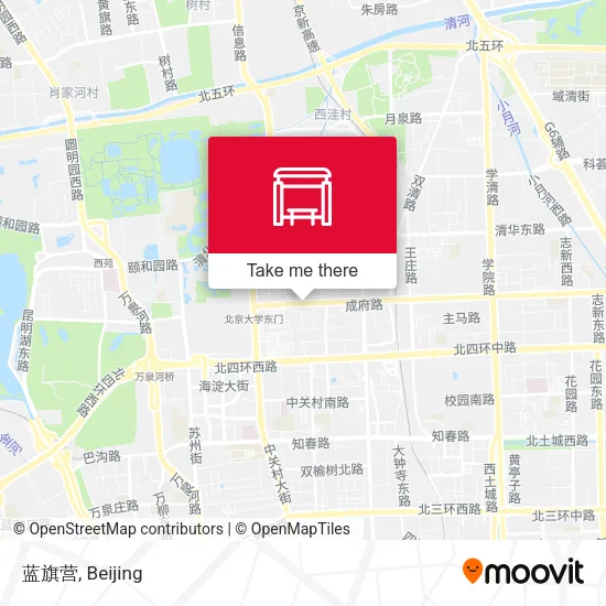 蓝旗营 map
