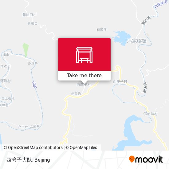 西湾子大队 map