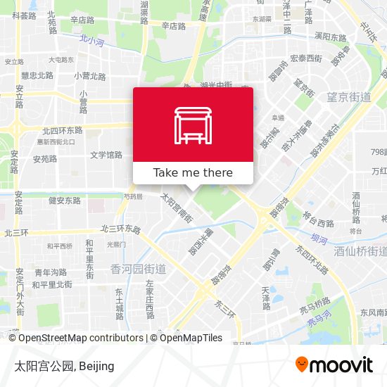 太阳宫公园 map