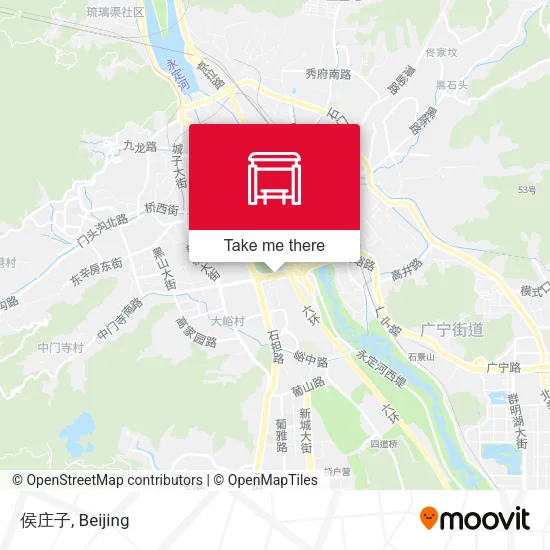 侯庄子 map