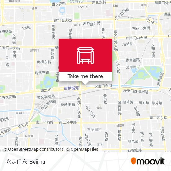永定门东 map