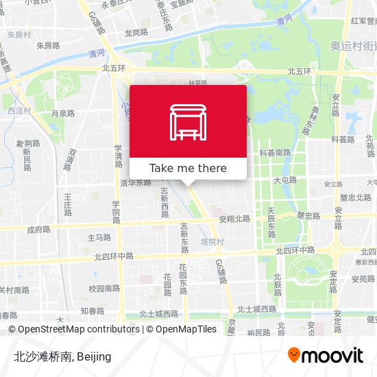 北沙滩桥南 map
