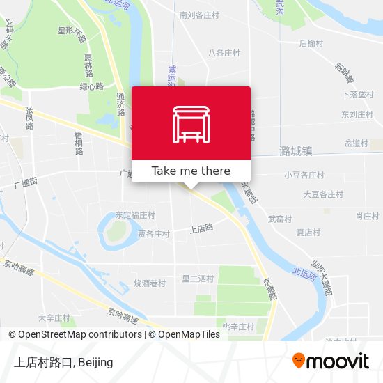 上店村路口 map