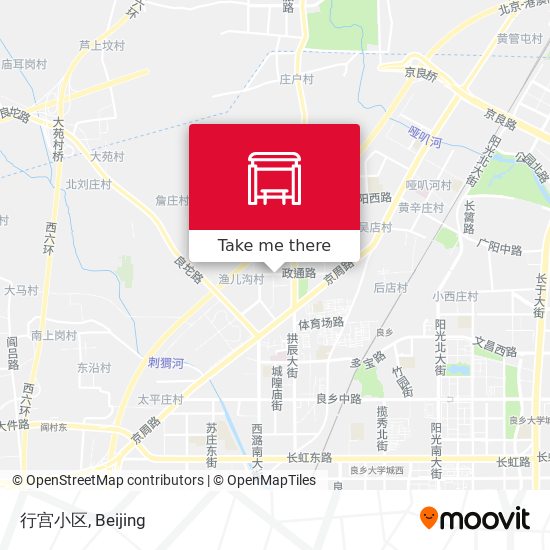 行宫小区 map