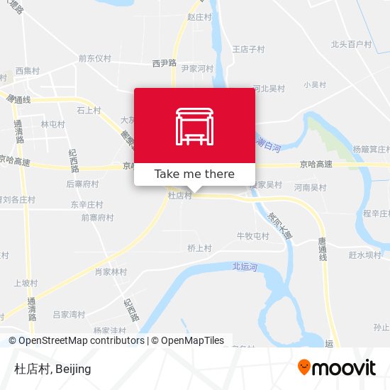 杜店村 map