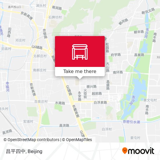 昌平四中 map