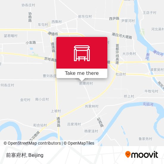 前寨府村 map