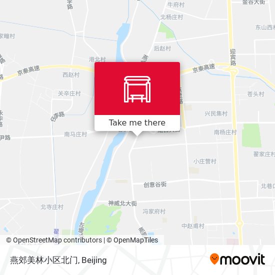燕郊美林小区北门 map