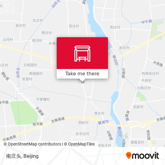 南庄头 map