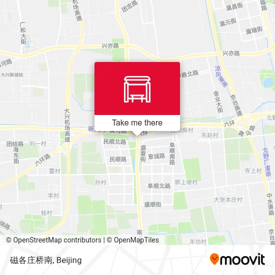磁各庄桥南 map