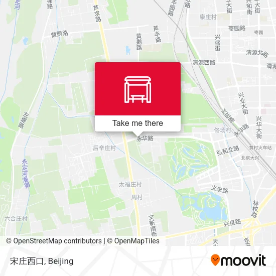 宋庄西口 map