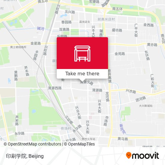 印刷学院 map