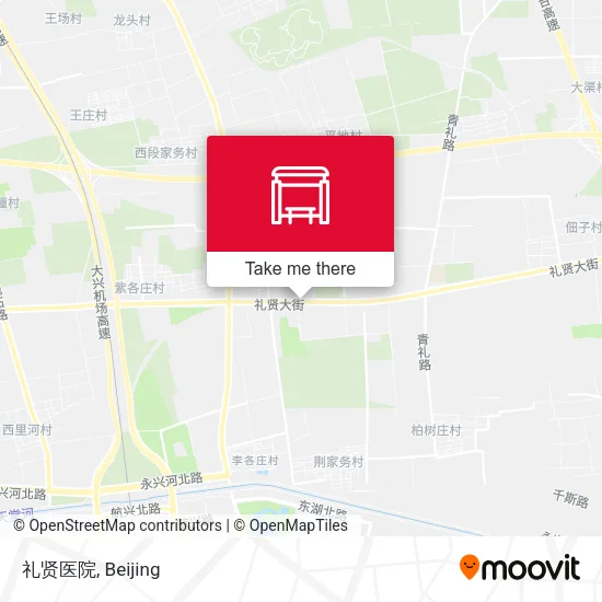 礼贤医院 map