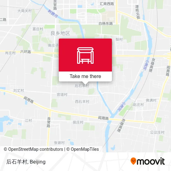 后石羊村 map