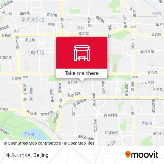 永乐西小区 map