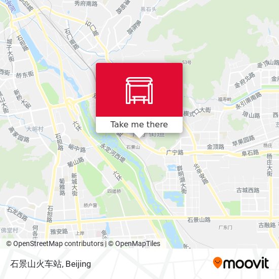 石景山火车站 map