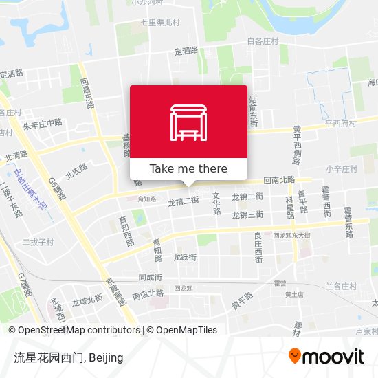 流星花园西门 map