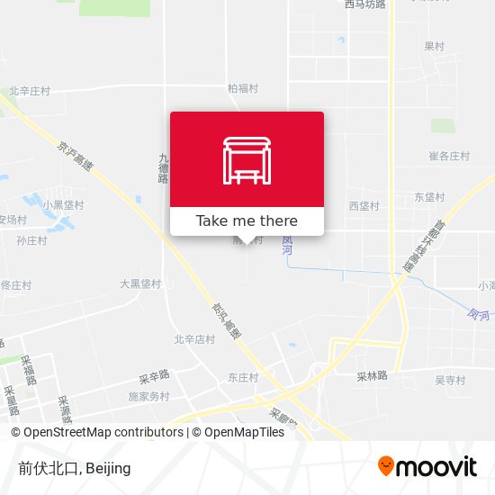 前伏北口 map