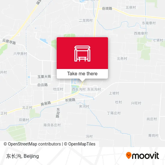 东长沟 map