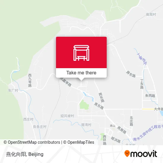 燕化向阳 map