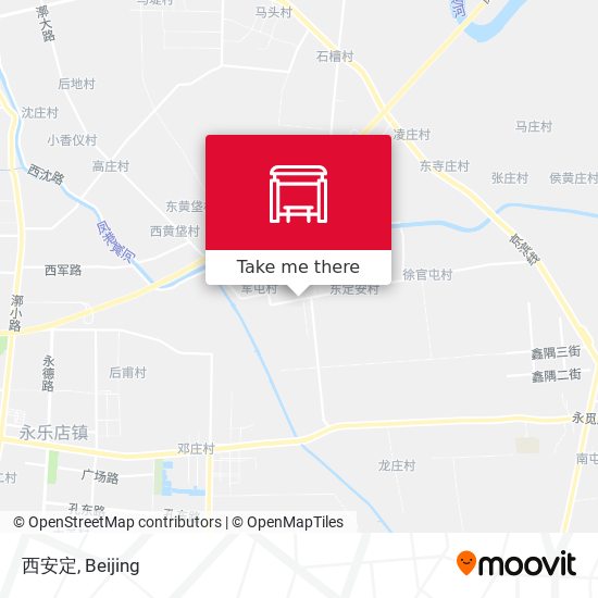 西安定 map