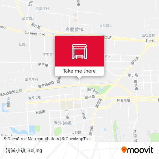 清岚小镇 map