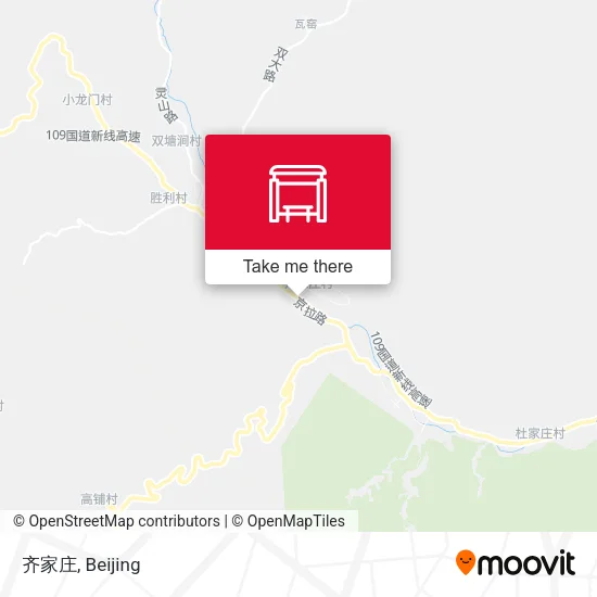 齐家庄 map