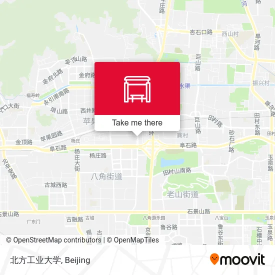 北方工业大学 map