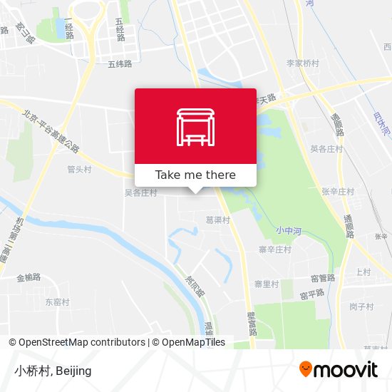小桥村 map