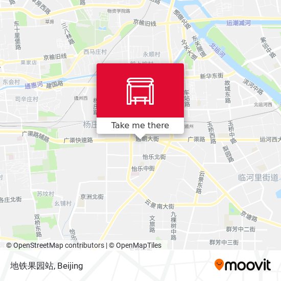 地铁果园站 map