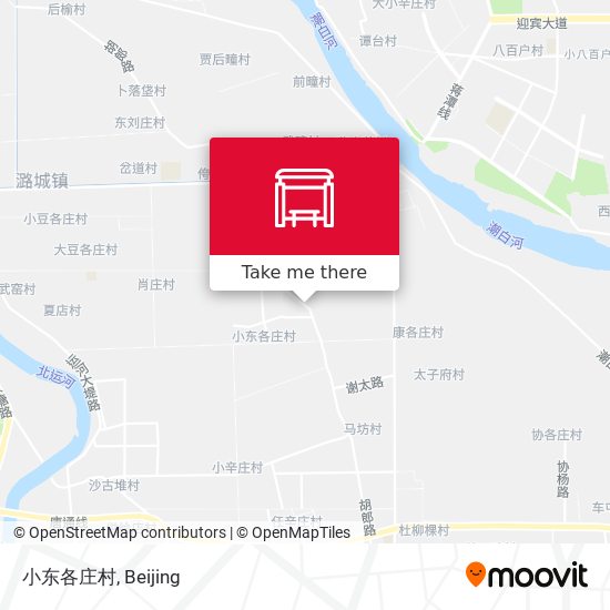 小东各庄村 map