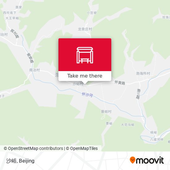 沙峪 map