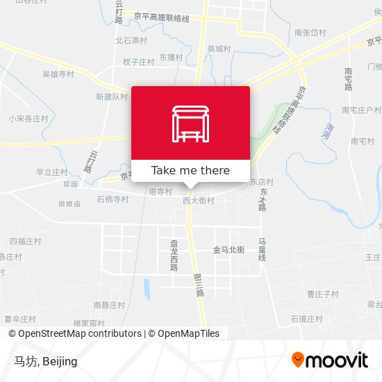 马坊 map