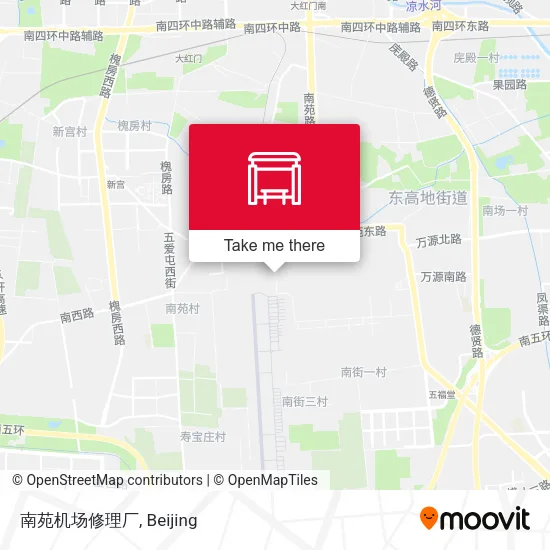 南苑机场修理厂 map