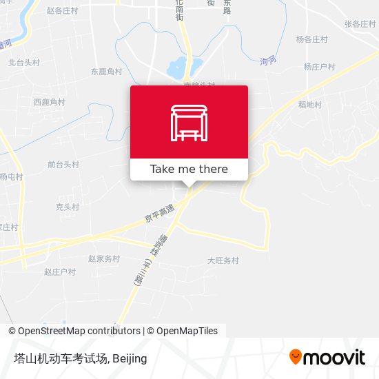 塔山机动车考试场 map