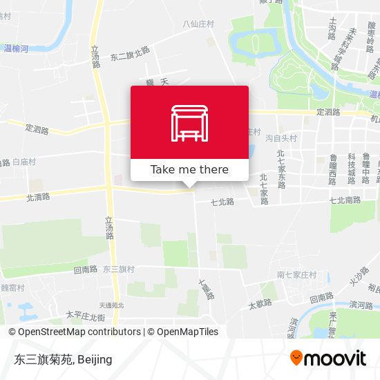 东三旗菊苑 map