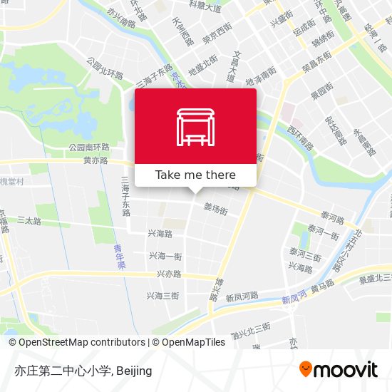亦庄第二中心小学 map