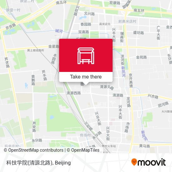 科技学院(清源北路) map