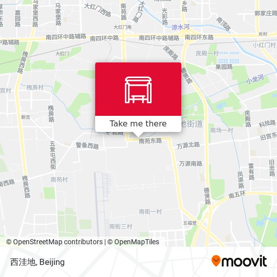 西洼地 map