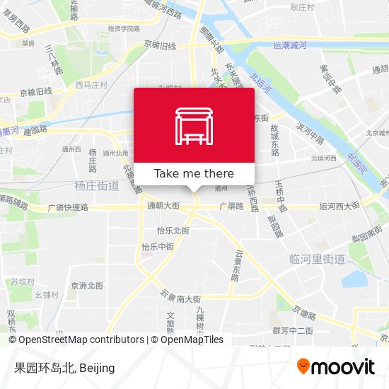 果园环岛北 map