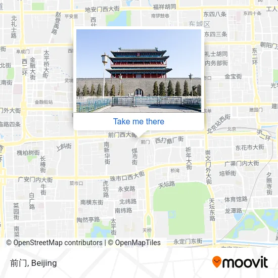 前门 map