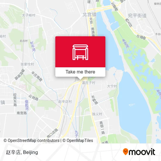 赵辛店 map