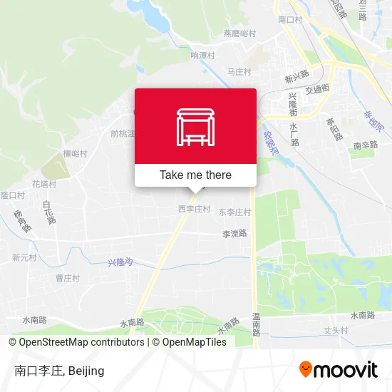 南口李庄 map