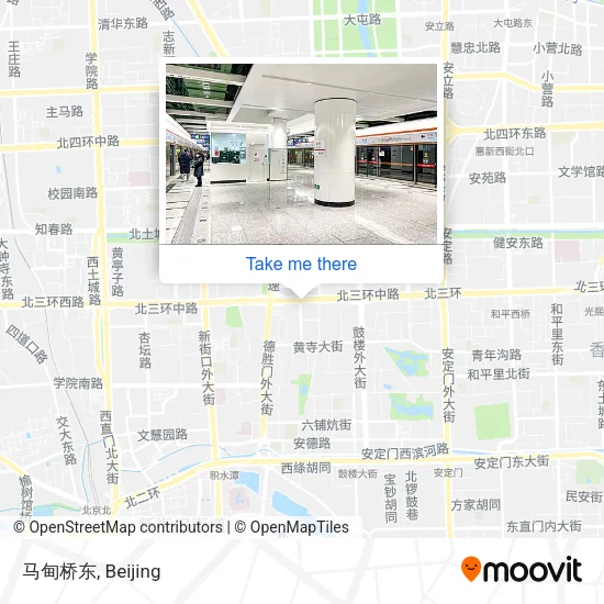 马甸桥东 map