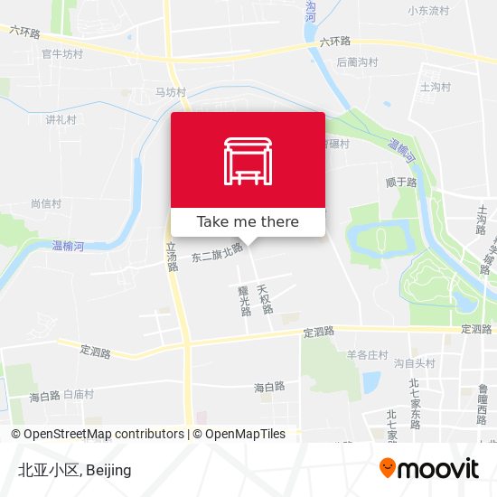 北亚小区 map