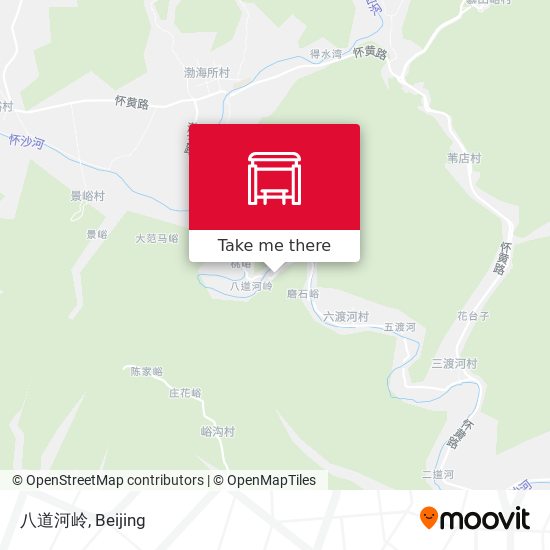 八道河岭 map